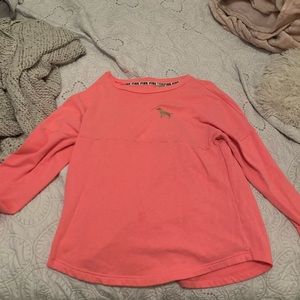 PINK.crew neck